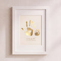 Ouder & Baby handafdruk herinnering met foliedruk